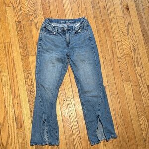 American Eagle Outfitters Women's Classic Blue Straight Leg Jeans